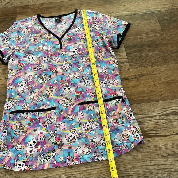 Koi tokidoki over the rainbow scrub top XS - Picture 4 of 8